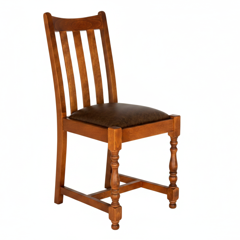 Fornham Wooden Upholstered Side Chair