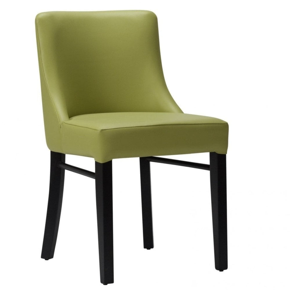 Merano Upholstered Side Chair - Black