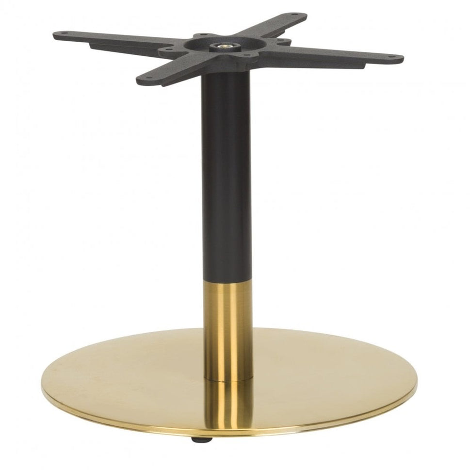 Aristotle Round Vintage Brass Table Base - Small