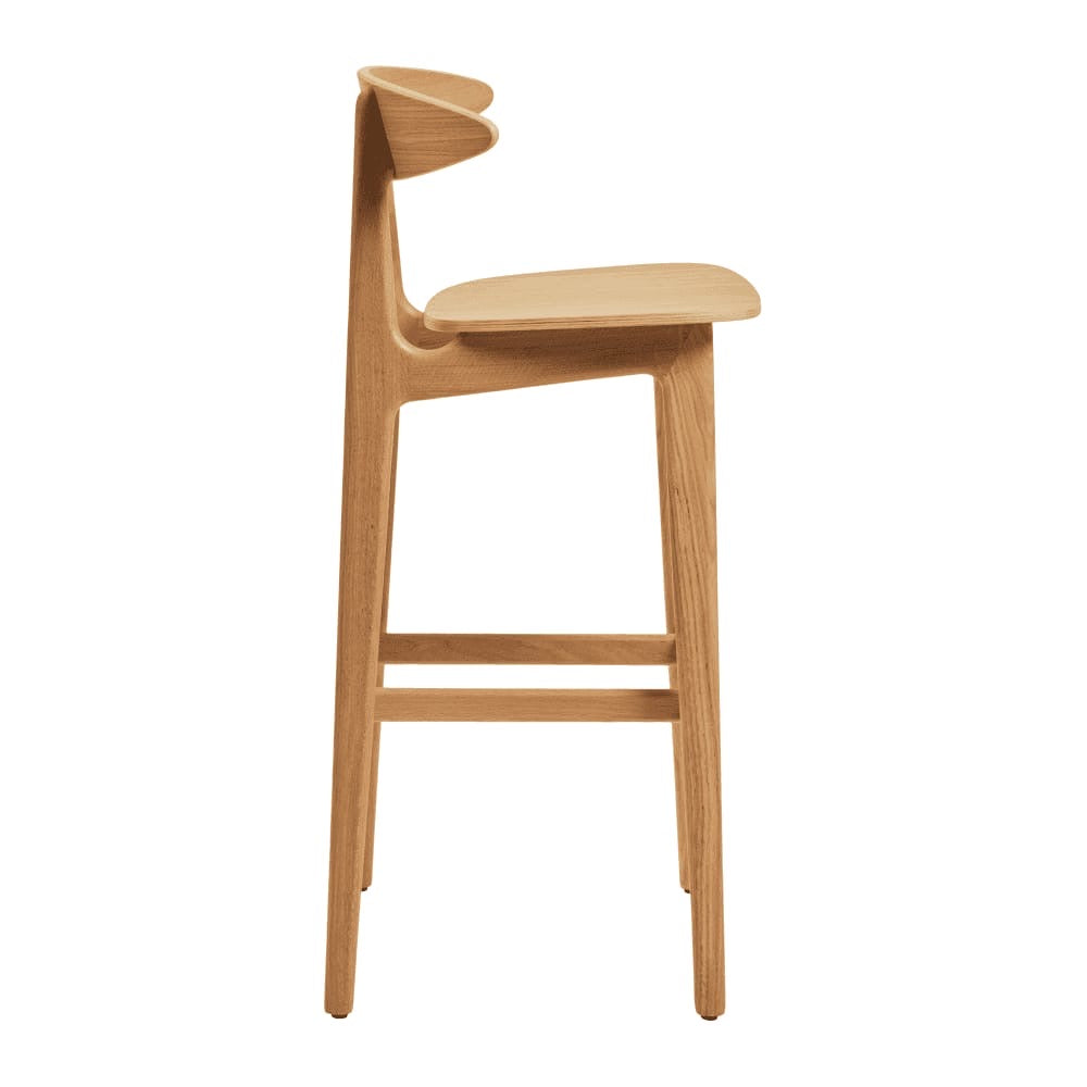 Carcher Oak Bar Stool