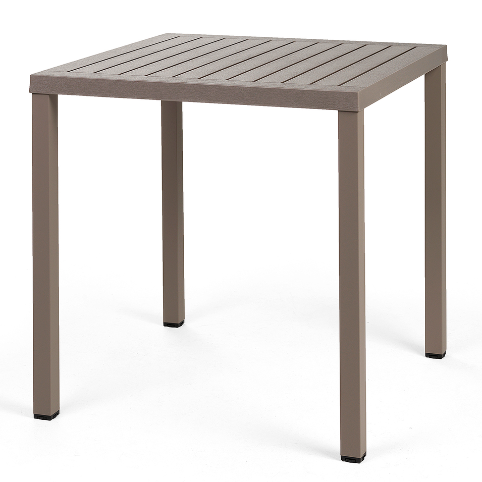 Cube Four Leg Outdoor Stacking Table - 800 x 800mm Square