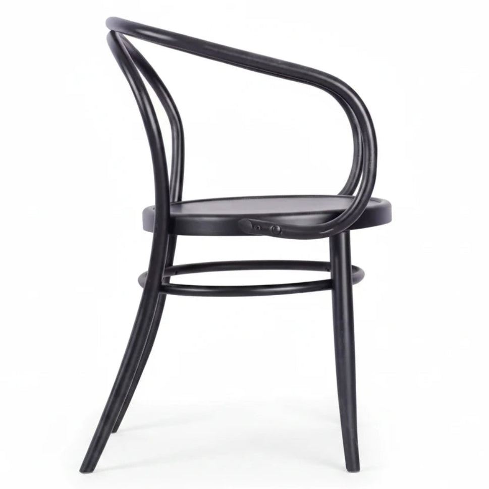 Beatrice Bentwood Wooden Upholstered Armchair
