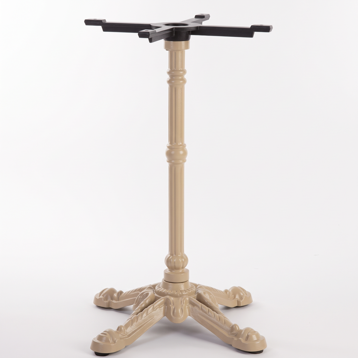 Bistro Ornate Four Leg Cast Iron Table Base - Powdercoated