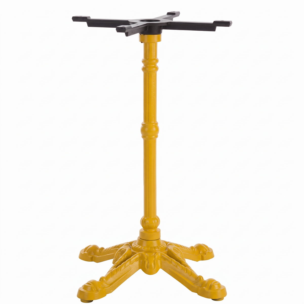 Bistro Ornate Four Leg Cast Iron Table Base - Powdercoated