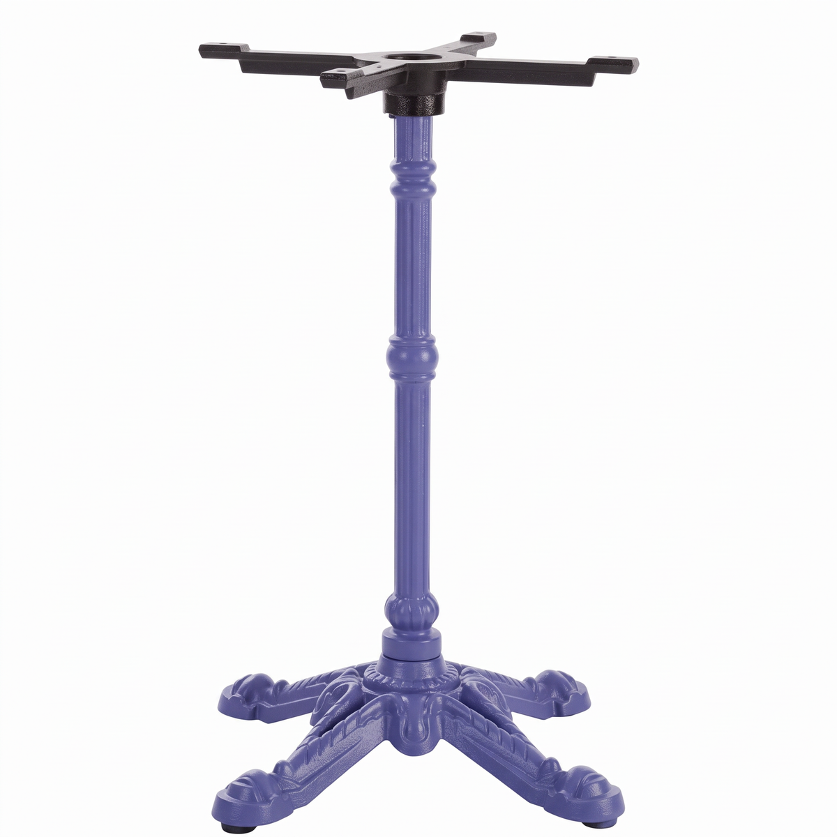Bistro Ornate Four Leg Cast Iron Table Base - Powdercoated
