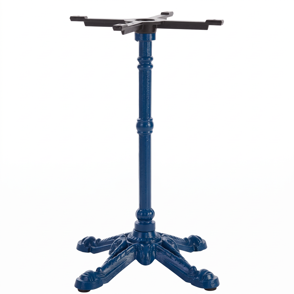 Bistro Ornate Four Leg Cast Iron Table Base - Powdercoated