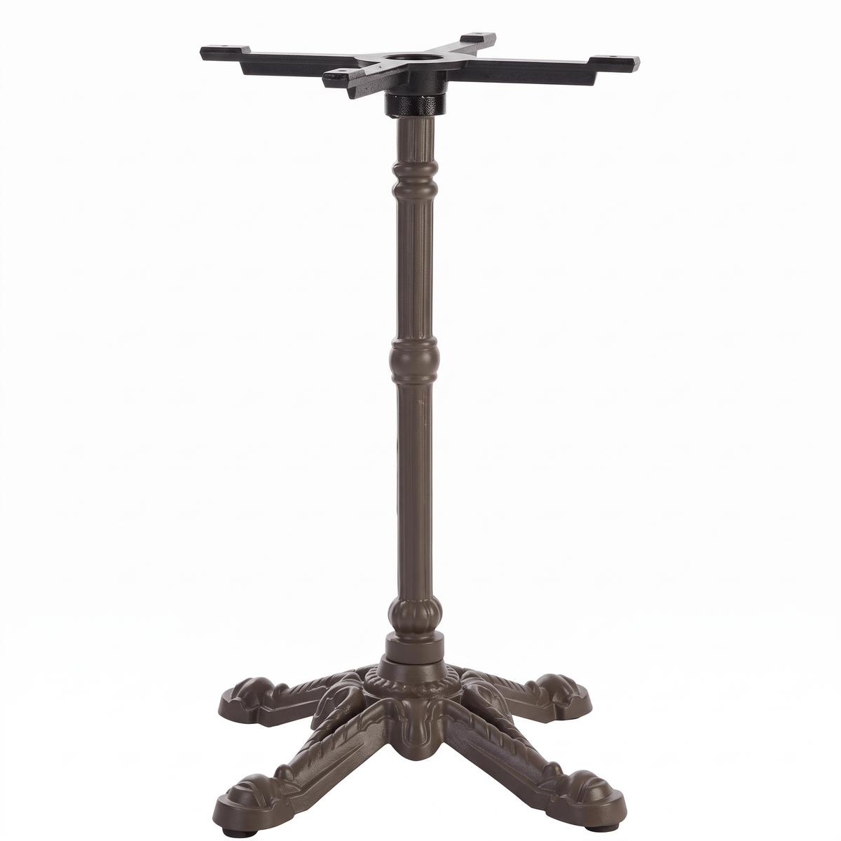 Bistro Ornate Four Leg Cast Iron Table Base - Powdercoated