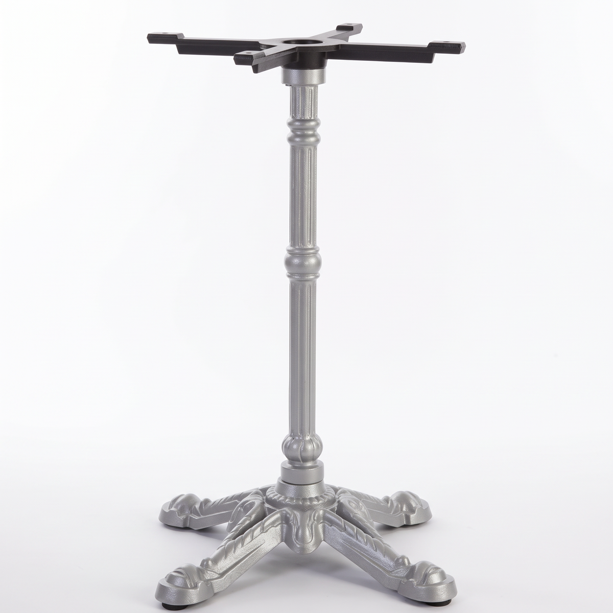 Bistro Ornate Four Leg Cast Iron Table Base - Powdercoated
