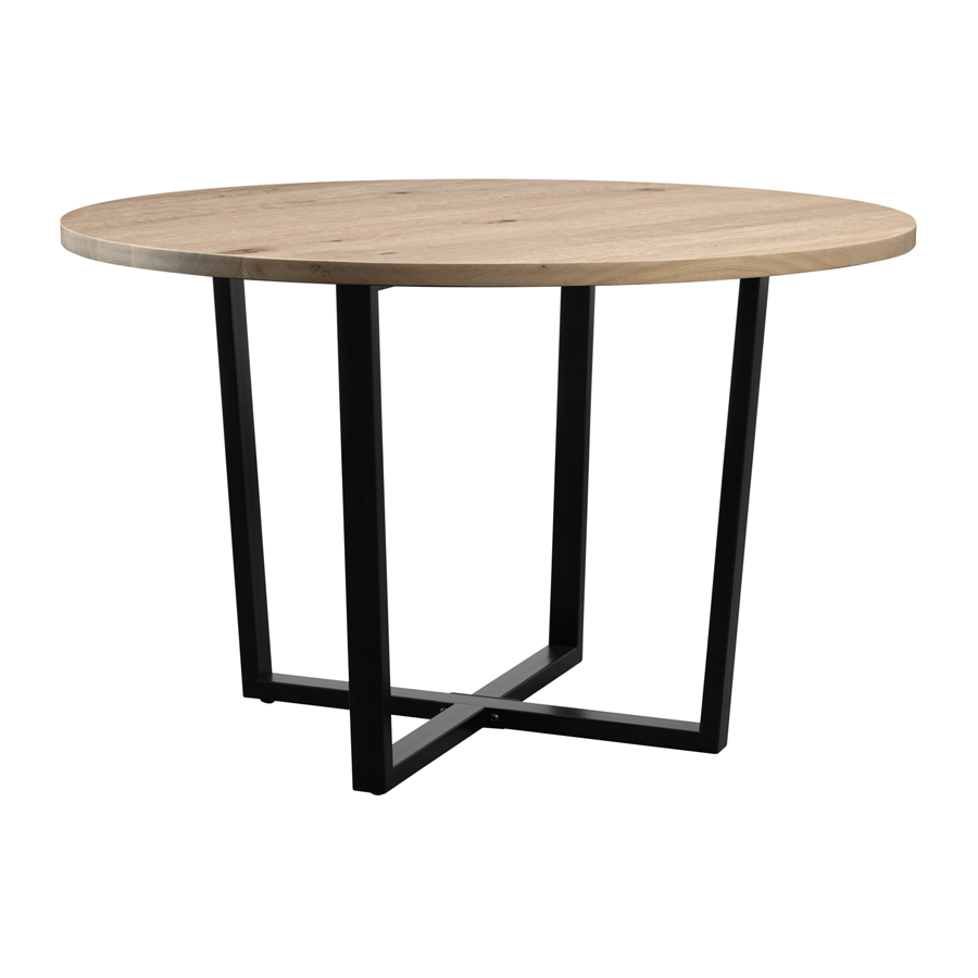 Rustic Extra White Solid Oak Wood Table Top - 32mm