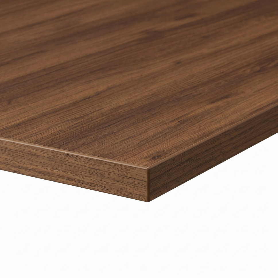Brown Warmia Walnut Restaurant Laminate Table Top - 25mm