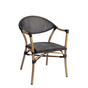 Caledonia Bamboo Stacking Bistro Armchair