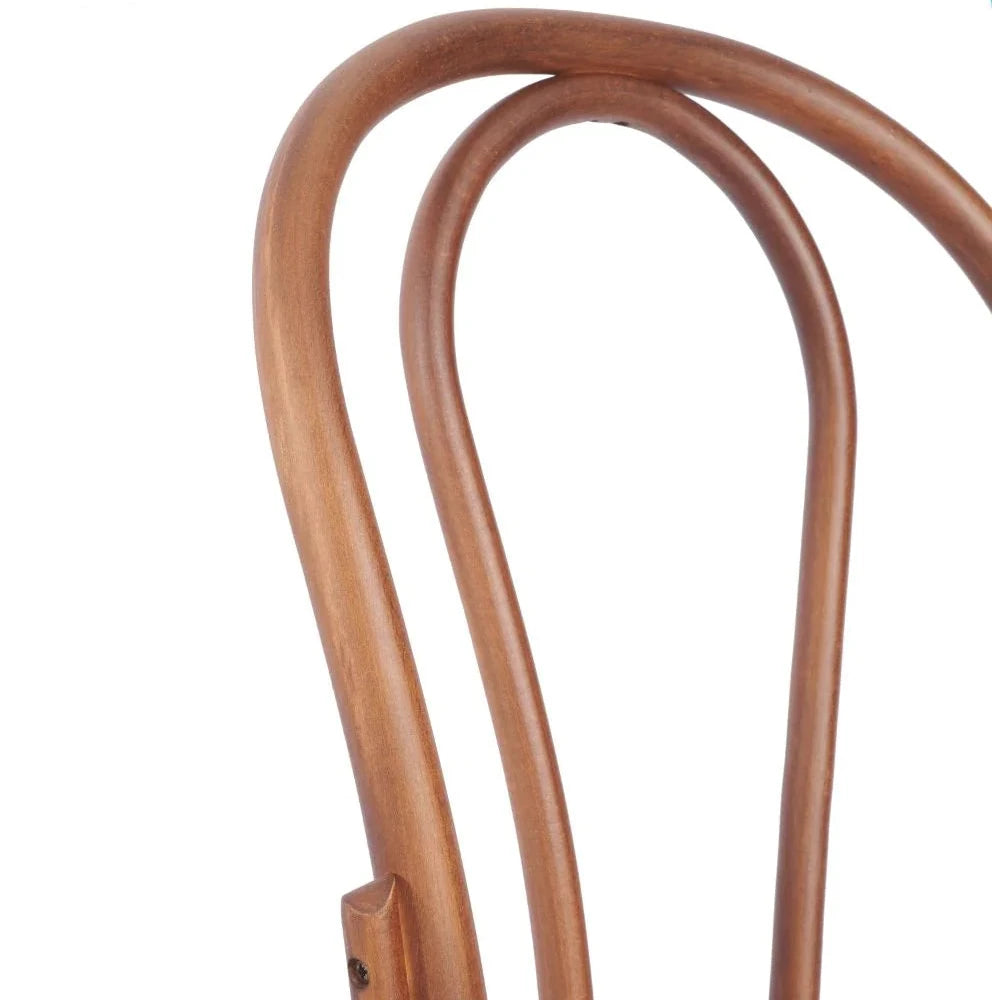 Beatrice Bentwood Wooden Upholstered Side Chair