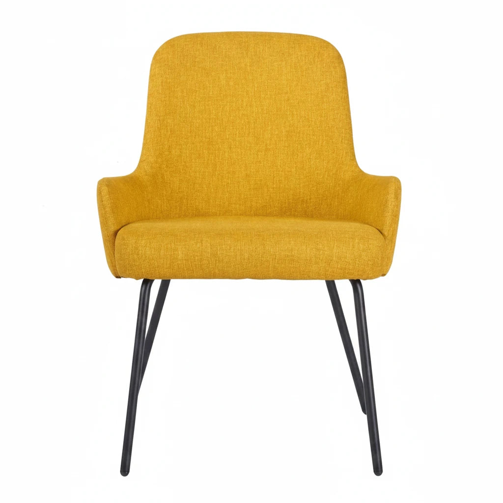 Camden Metal Upholstered Side Chair