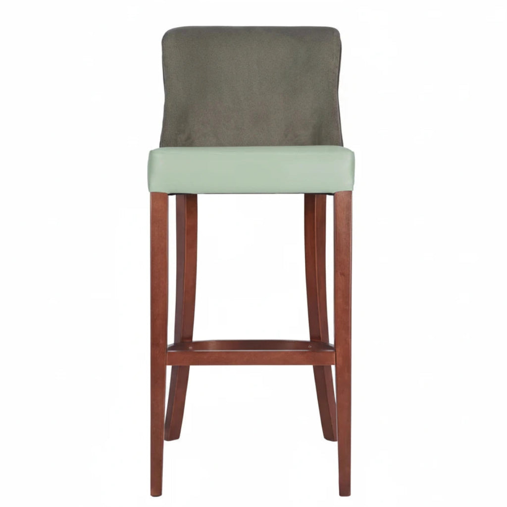 Repton Wooden Upholstered Bar Stool