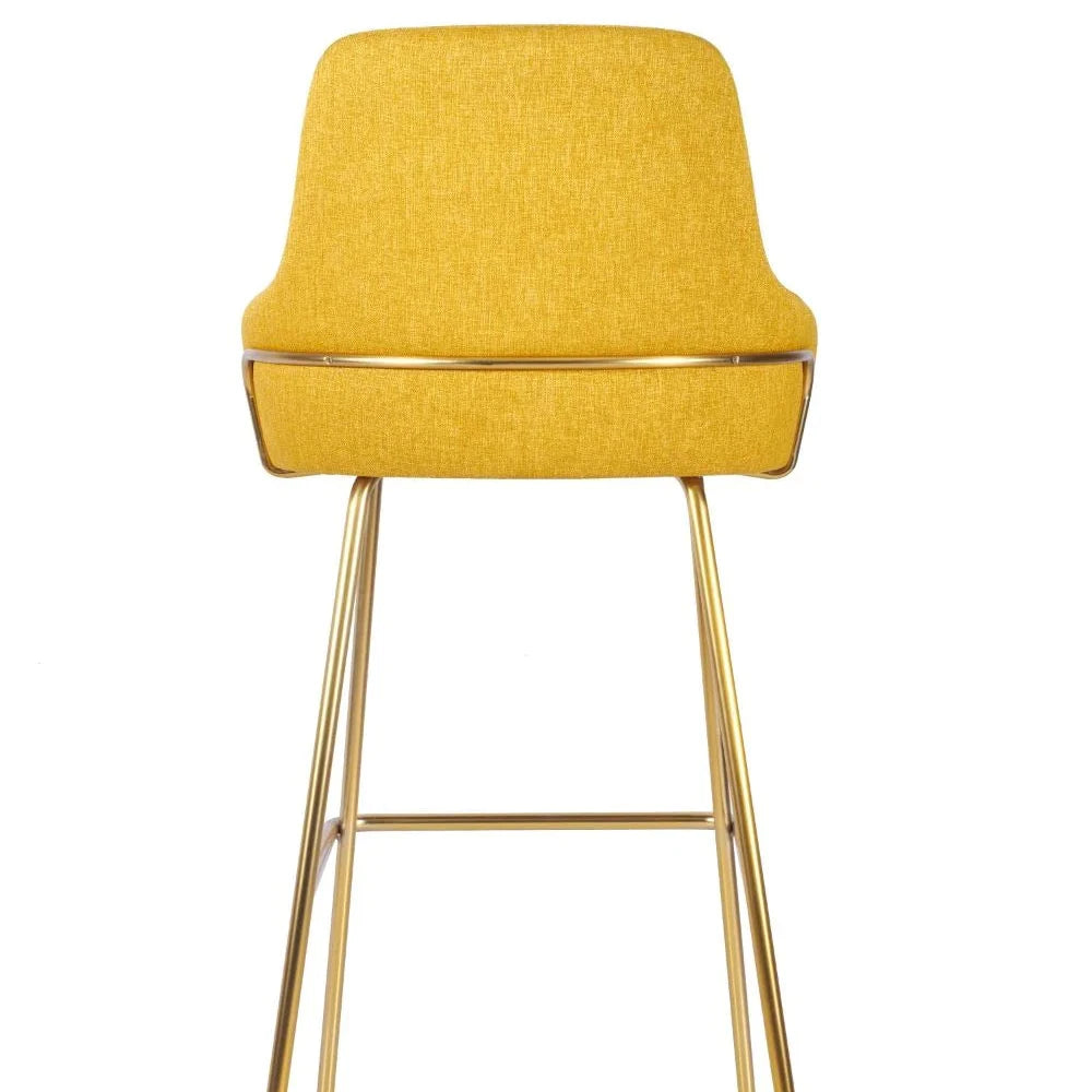 Camden Metal Upholstered Bar Stool