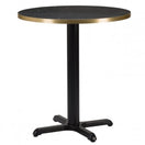 Switch Bosa Metal Base Pedestal Round Table with Wood Top 700mm 3 image