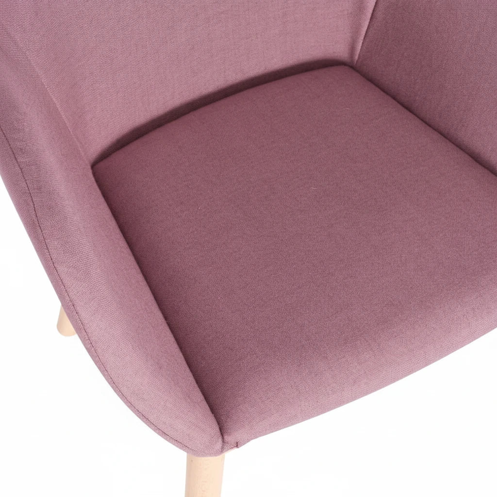 Orlando Upholstered Wooden Lounge Chair