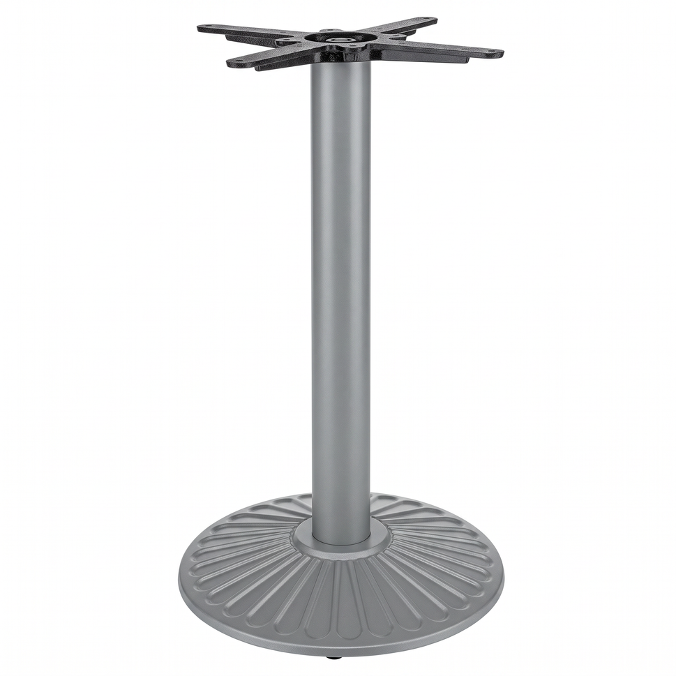 Crewe Small Round Black Cast Iron Table Base - Powdercoated