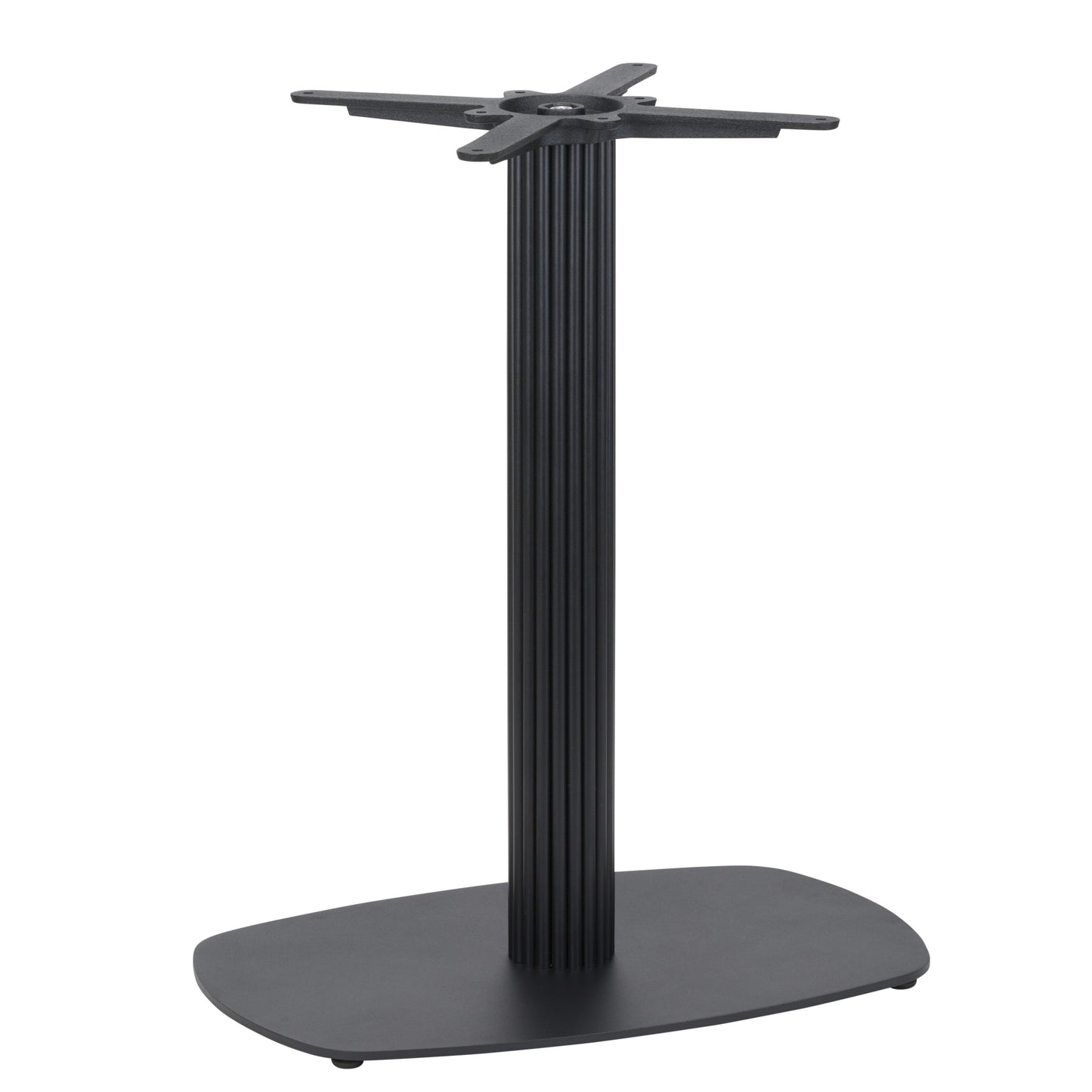 Caesar Rectangle Cast Iron Table Base - Single Pedestal