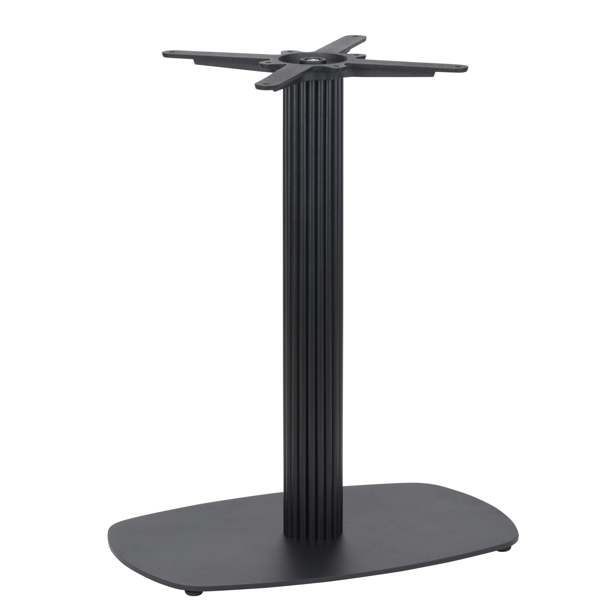 Caesar Rectangle Cast Iron Table Base - Single Pedestal