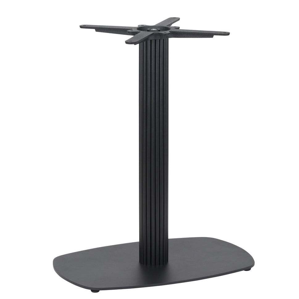 Caesar Rectangle Cast Iron Table Base - Single Pedestal