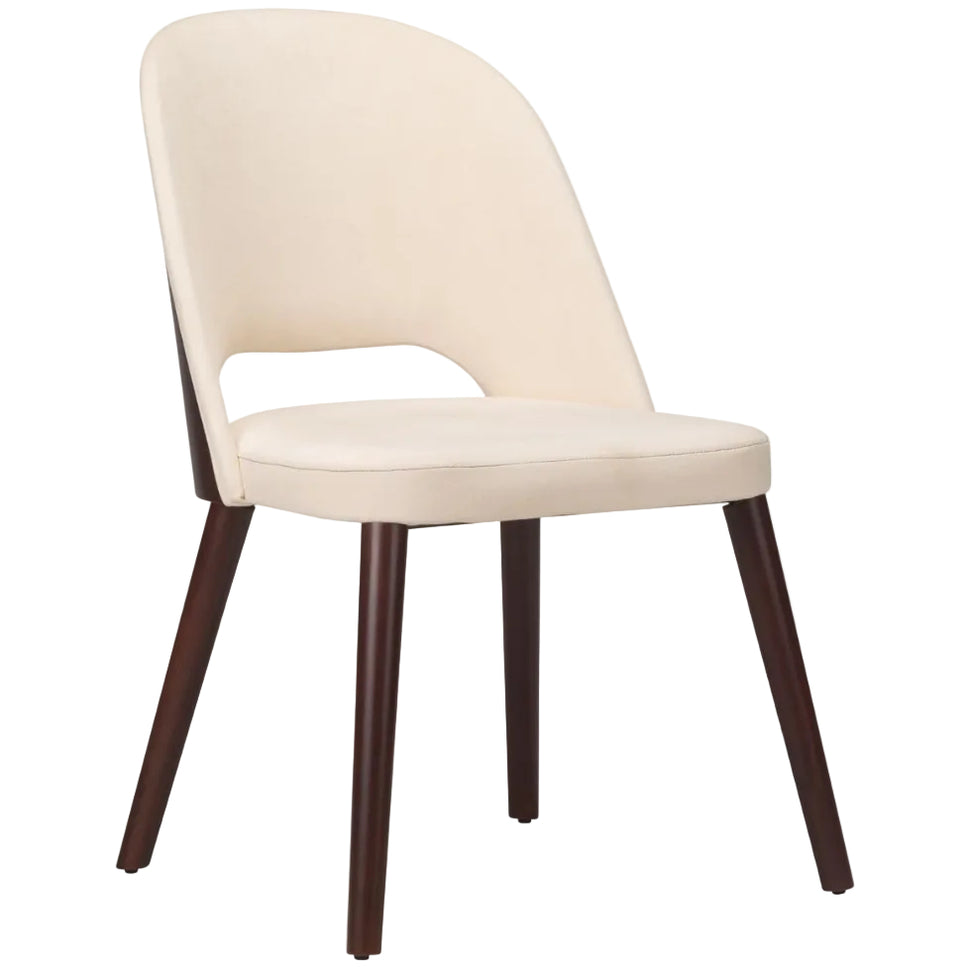 Calm CO Wooden Upholstered Side Chair