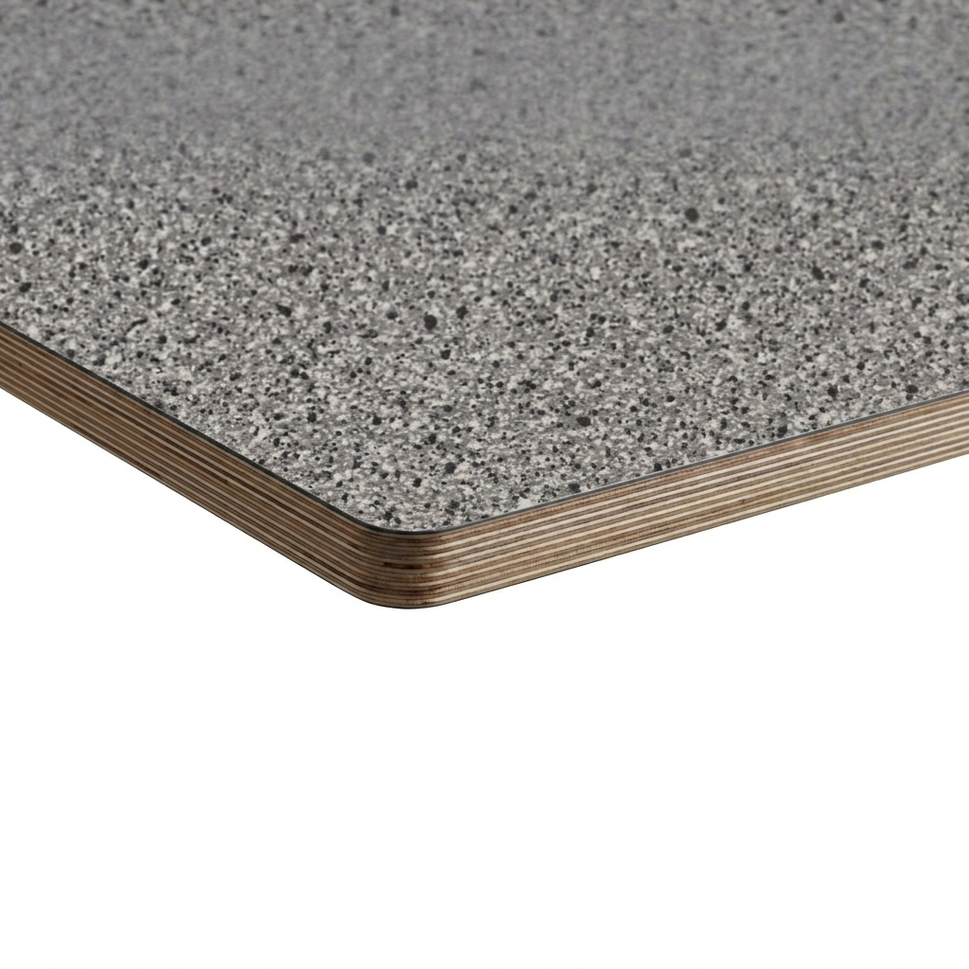 Charcoal Splatter Restaurant Laminate Table Top - 25mm