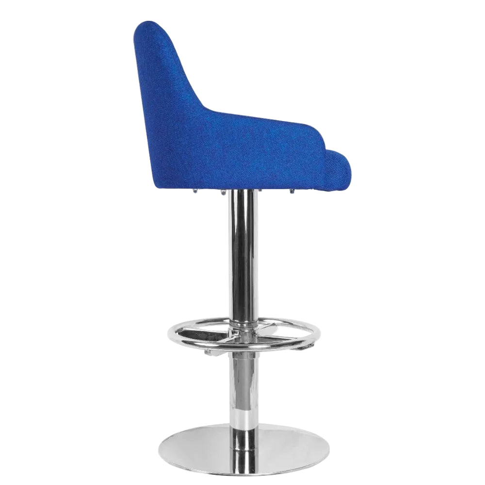 Camden Chrome Swivel Bar Stool