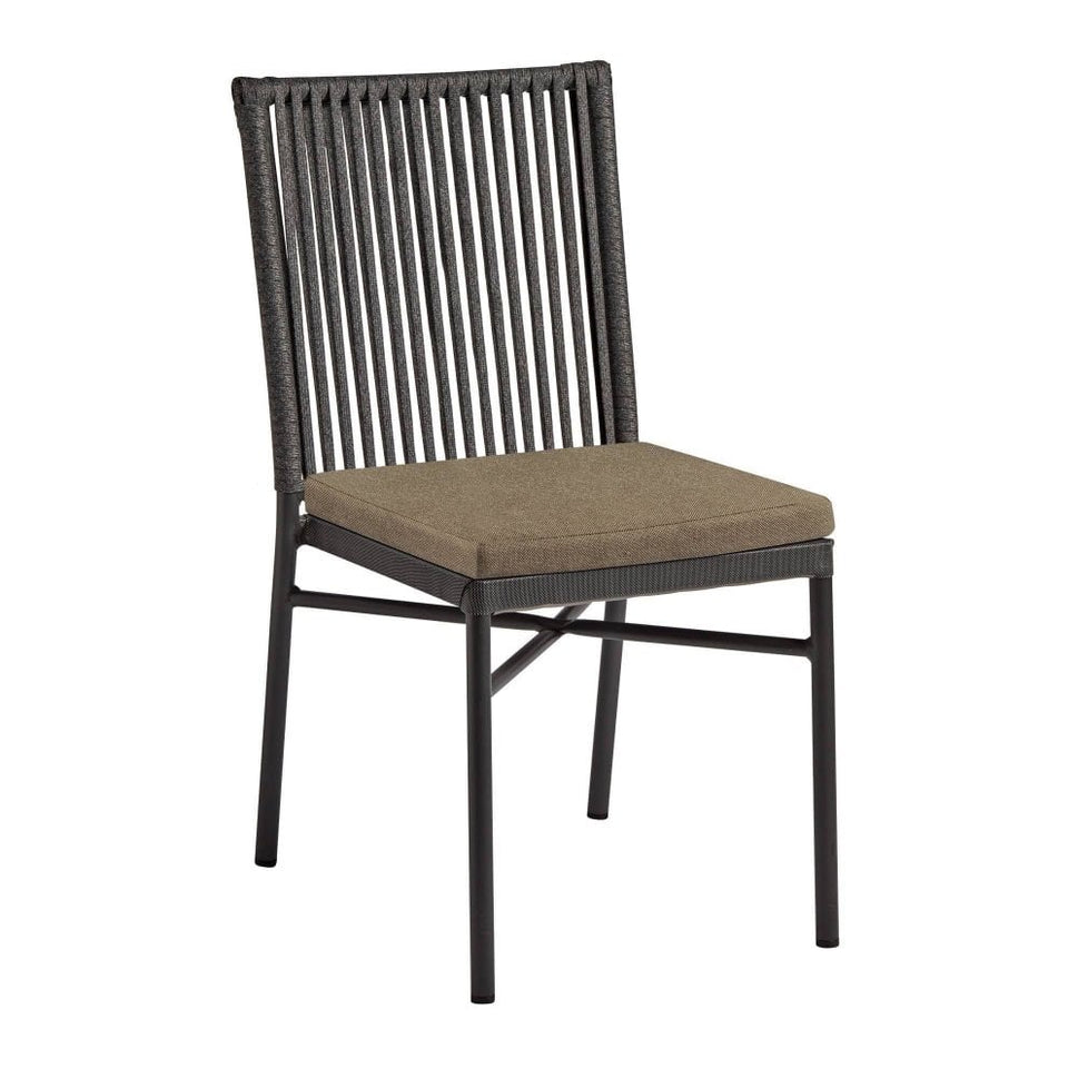 Holt Rope Outdoor Aluminium Stacking Side Chair