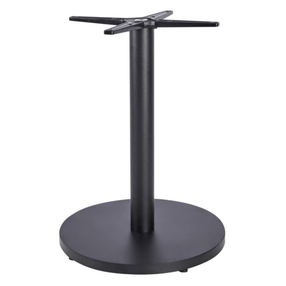 Lunar Black Round Self Levelling Table Base - NOROCK