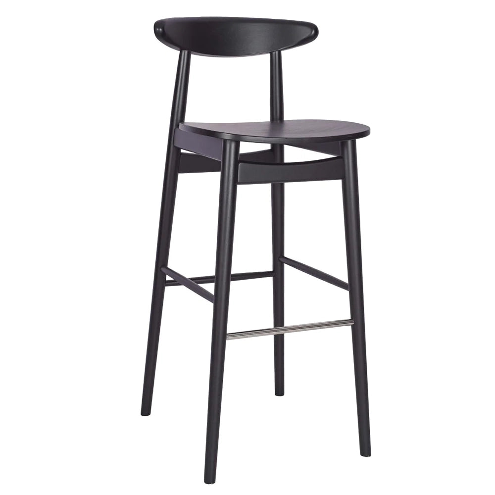 Naya Wooden Bar Stool
