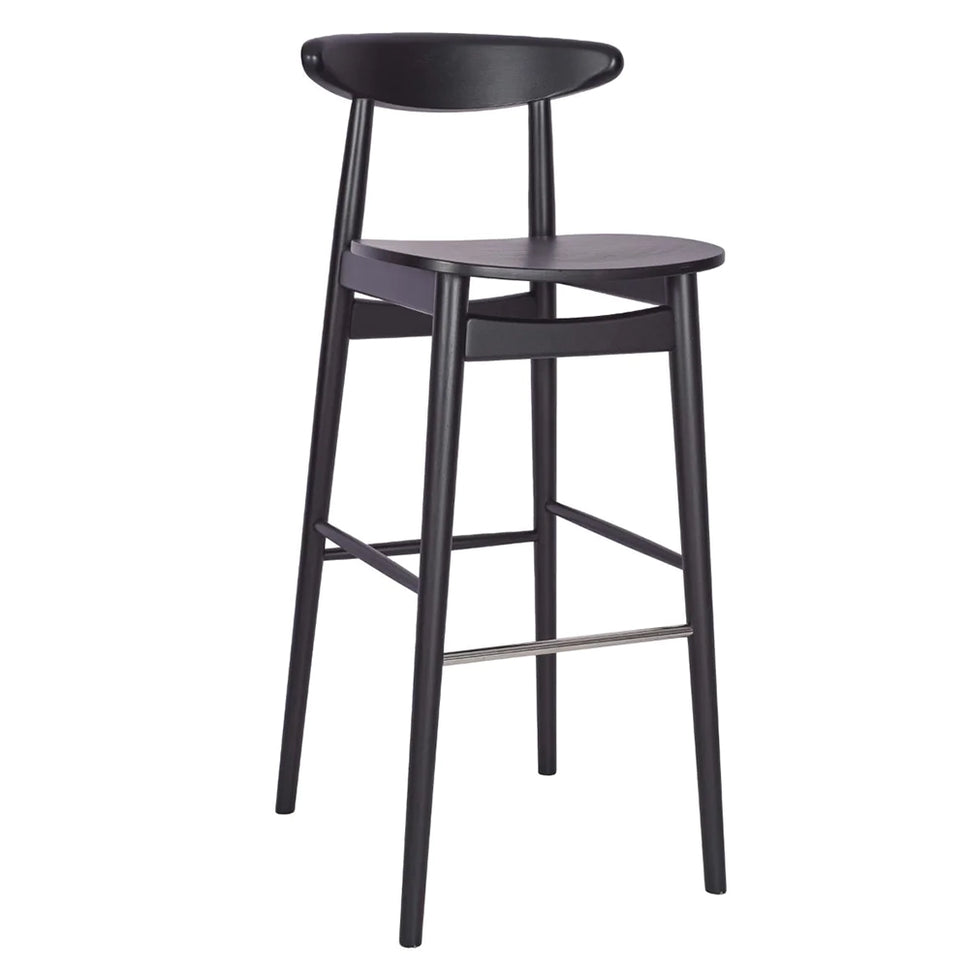 Naya Wooden Bar Stool