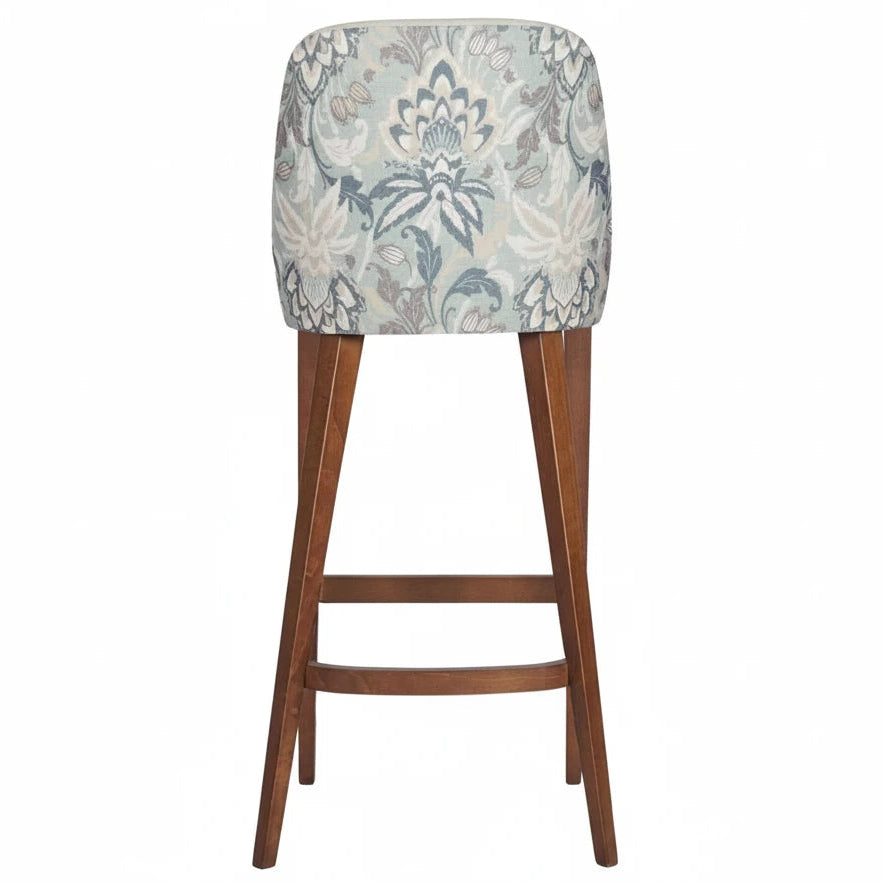 Bari Wooden Upholstered Bar Stool