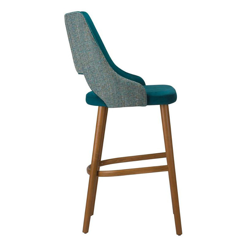 Stone Upholstered Bar Stool