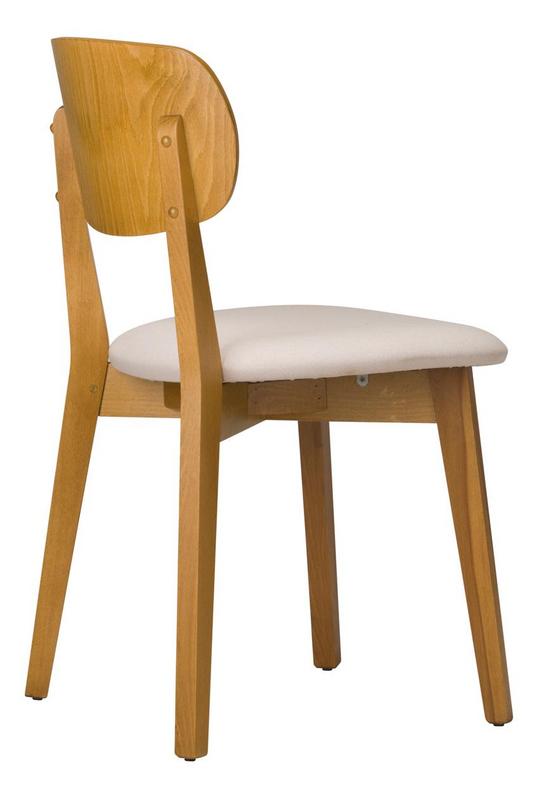 Rana Wooden Upholstered Side Chair