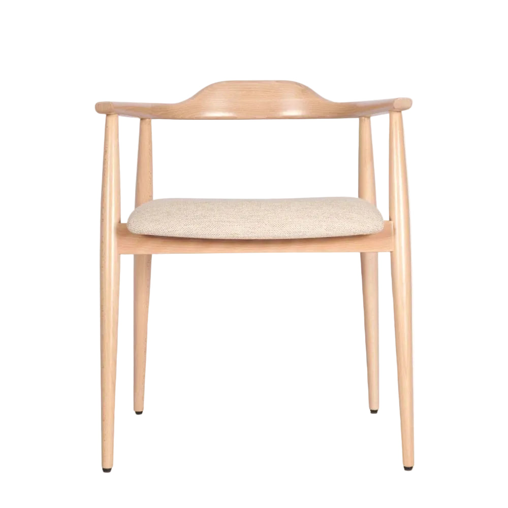 Beth Wooden Upholstered Armchair