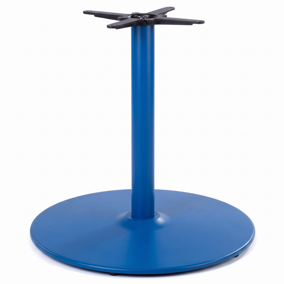 Dome Large Round Black Cast Iron Table Base - Powdercoated