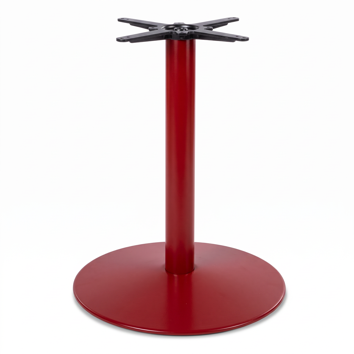 Dome Medium Round Black Cast Iron Table Base - Powdercoated