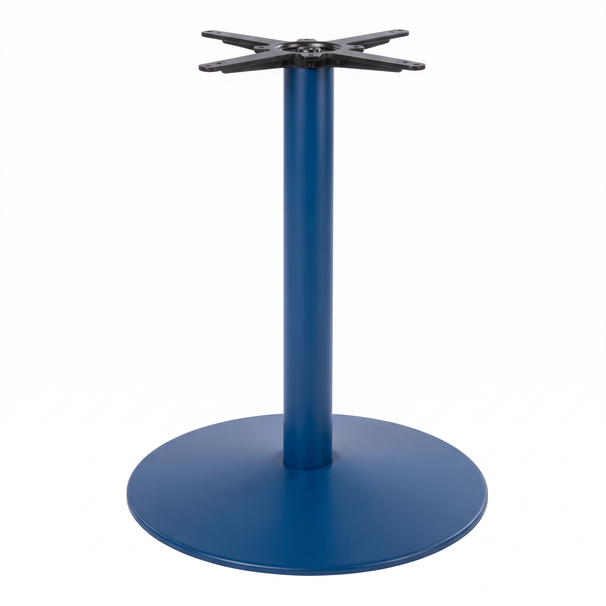 Dome Medium Round Black Cast Iron Table Base - Powdercoated