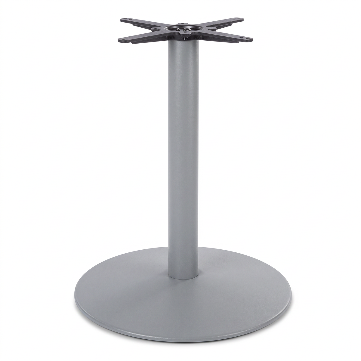 Dome Medium Round Black Cast Iron Table Base - Powdercoated