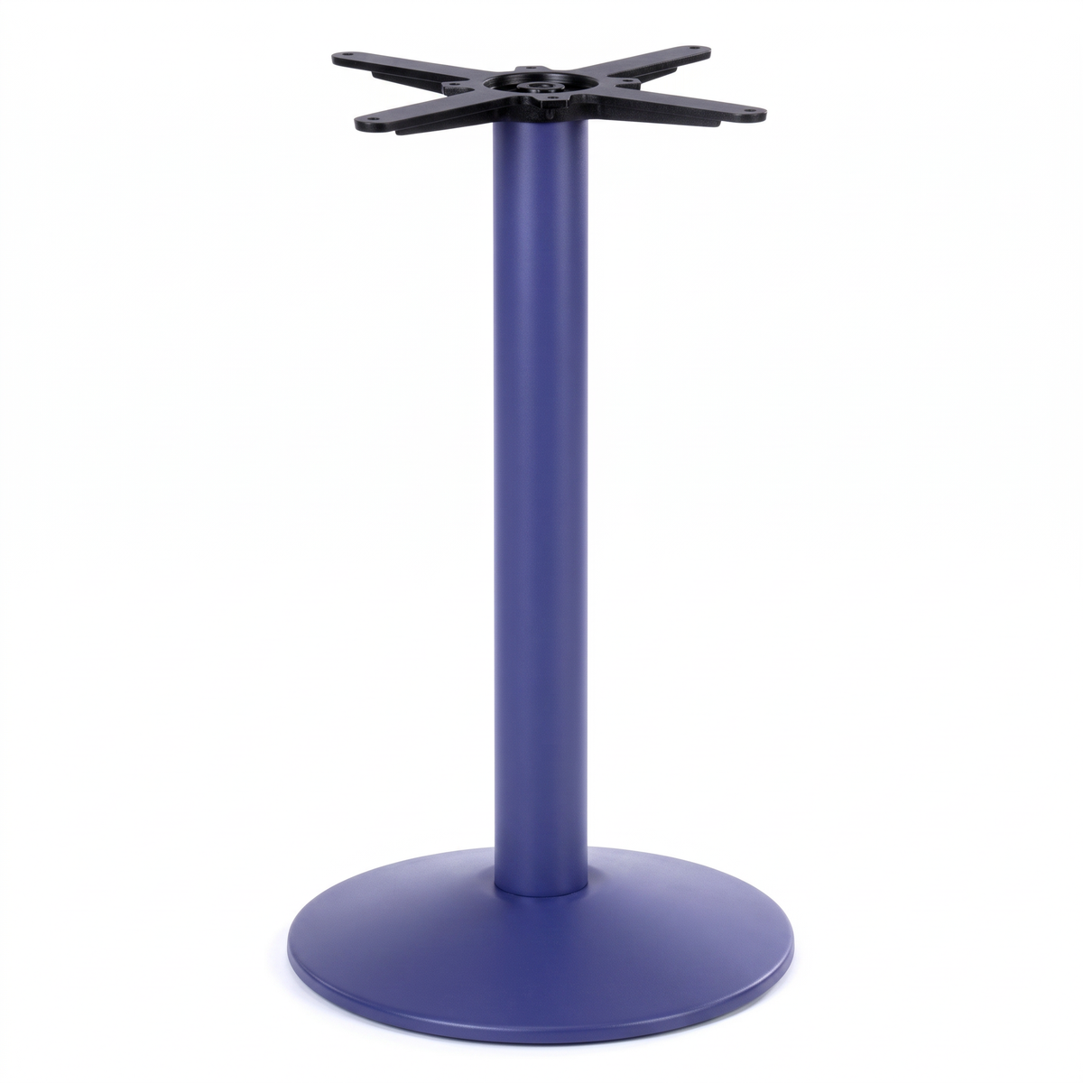 Dome Small Round Black Cast Iron Table Base - Powdercoated