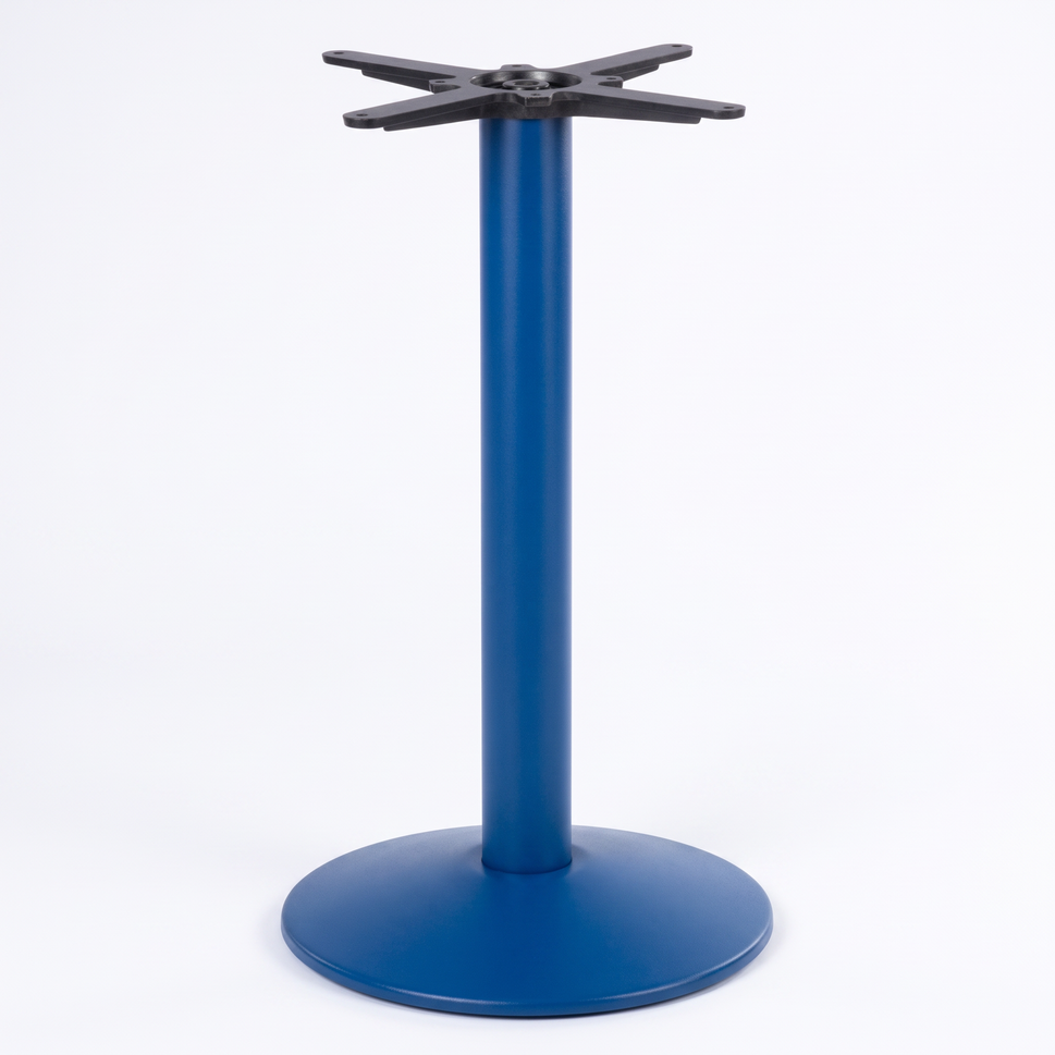 Dome Small Round Black Cast Iron Table Base - Powdercoated