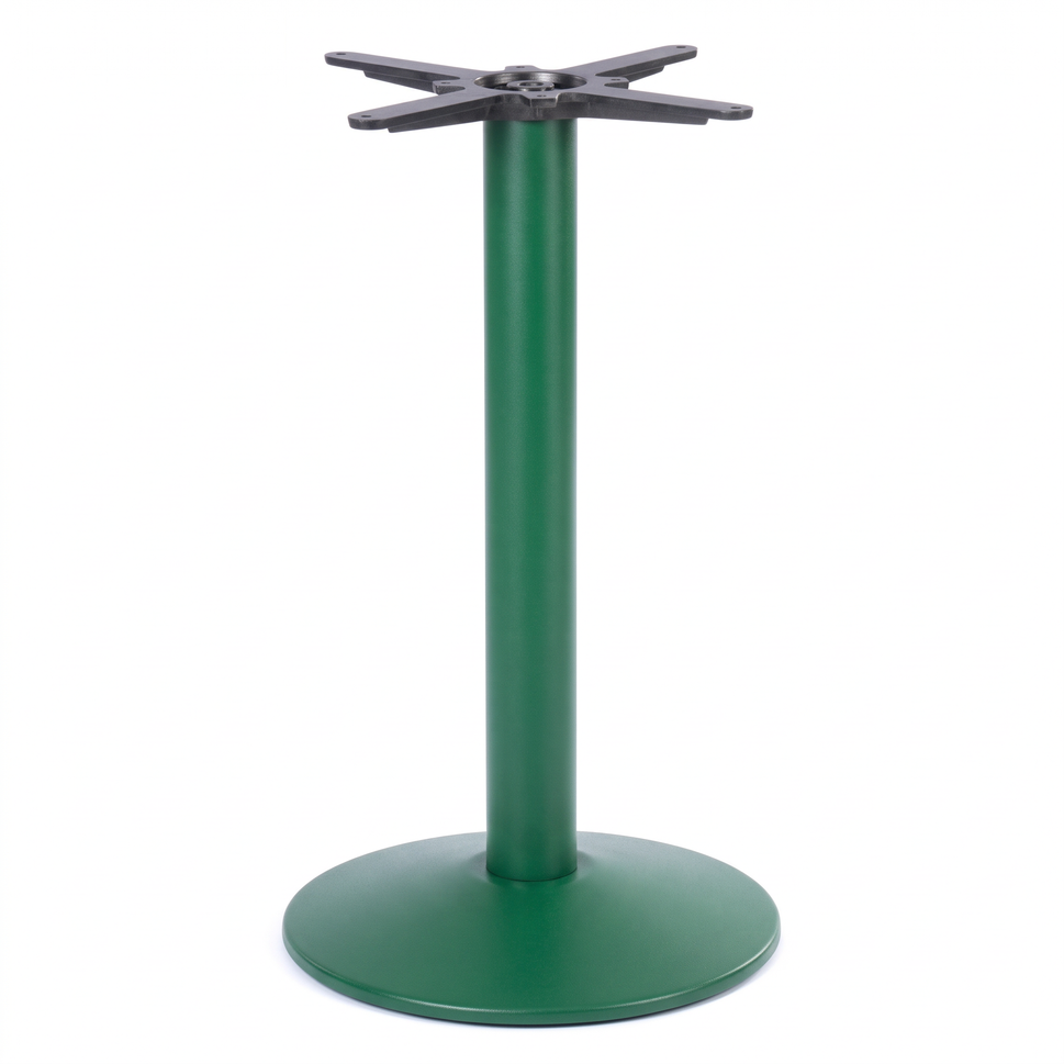 Dome Small Round Black Cast Iron Table Base - Powdercoated