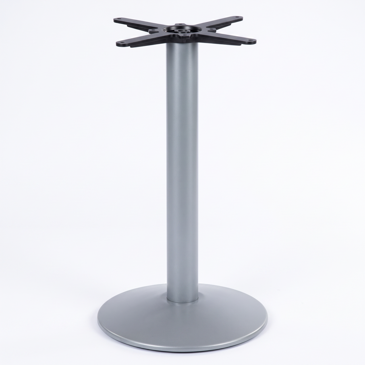 Dome Small Round Black Cast Iron Table Base - Powdercoated