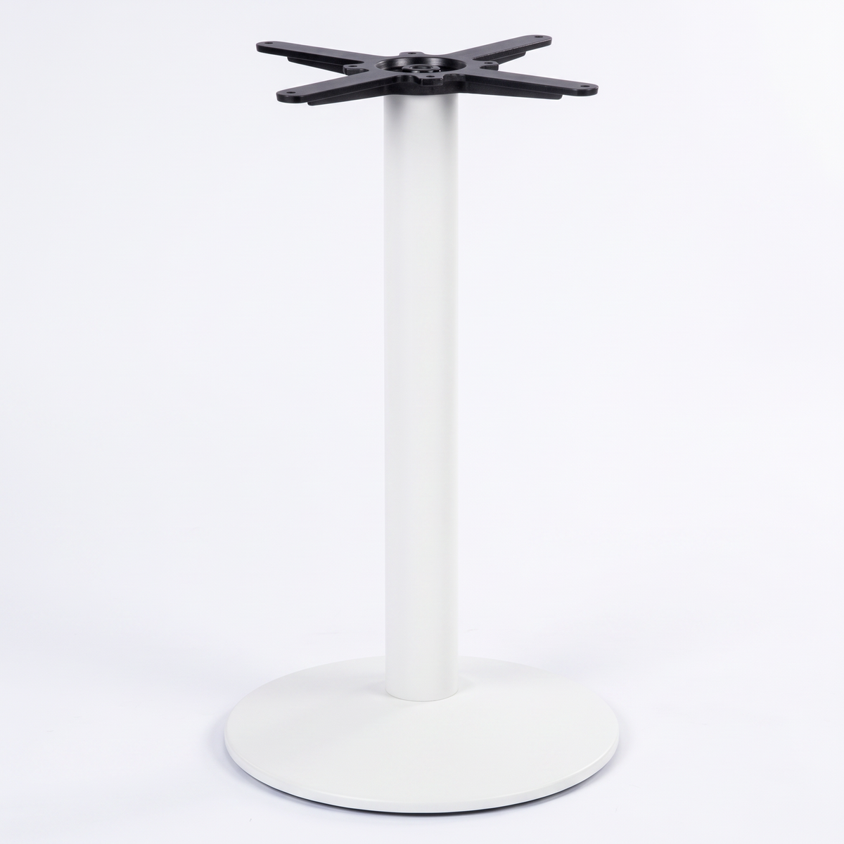 Dome Small Round Black Cast Iron Table Base - Powdercoated