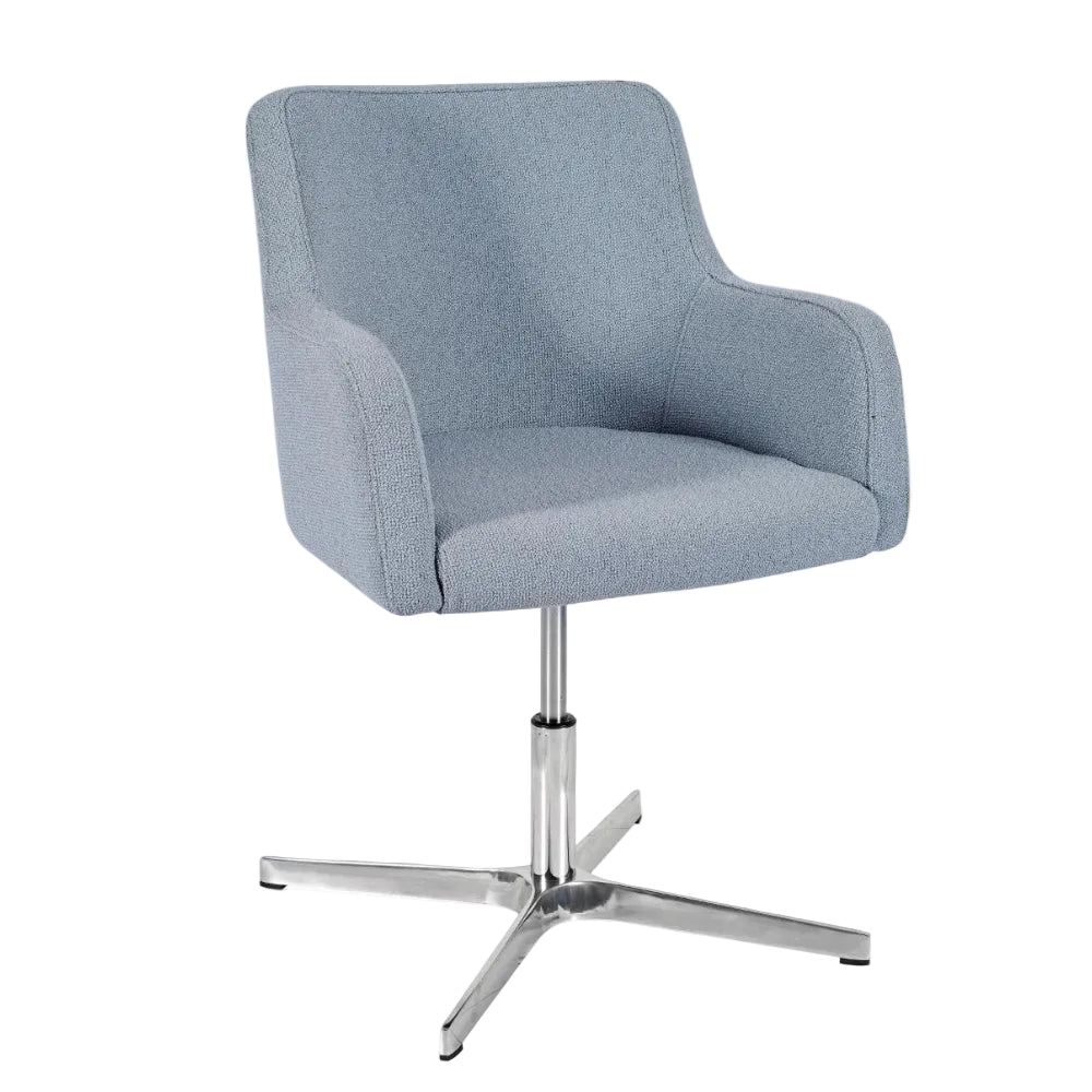 Huntington Wooden Upholstered Swivel Armchair