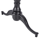 Switch Queen Anne Twin Leg Pedestal Ornate Black Cast Iron Table Base 3 image