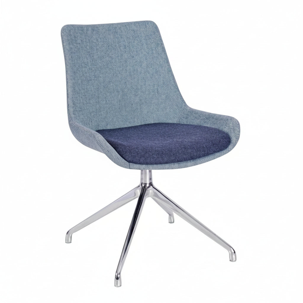 Brooklyn Upholstered Swivel Side Chair - with glides