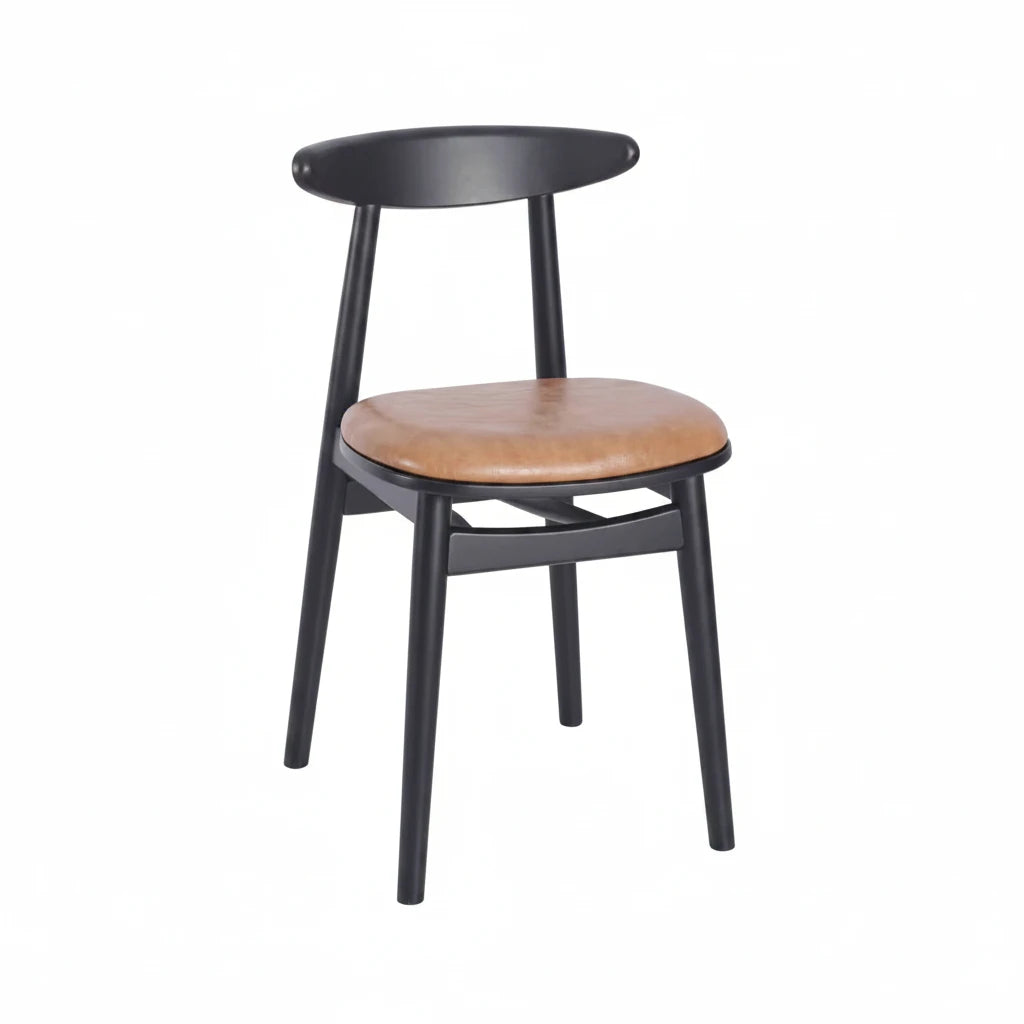 Naya Wooden Upholstered Side Chair