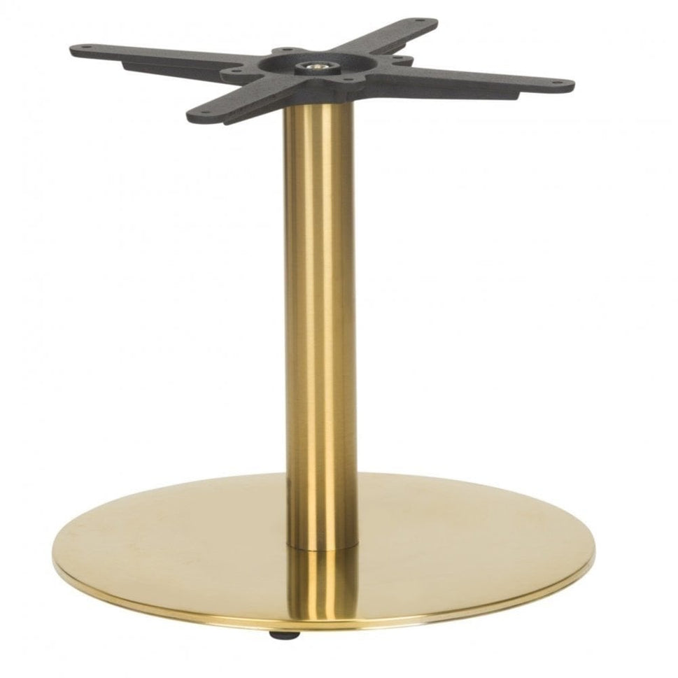 Midas Round Vintage Brass Table Base - Small
